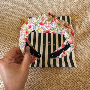 Lele Sadoughi STRAWBERRY KNOTTED HEADBAND